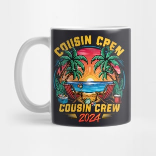 Womens Cousin Crew 2024 Summer Vacation Beach Family Trips Matching Mug